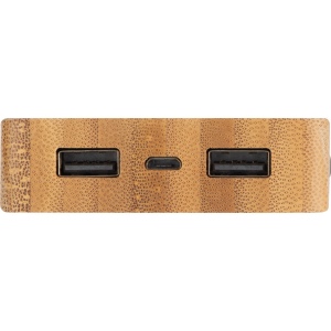 Chargeur en bambou de 8.000 mAh VALENTINA 8