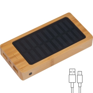 Chargeur en bambou de 8.000 mAh VALENTINA