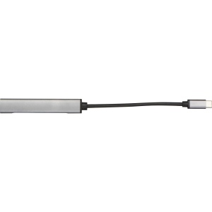 Hub USB en aluminium recyclé HILDEGARDA 3