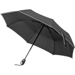 Parapluie noir avec bordure colorée BARTOLOME 4
