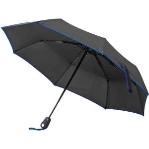 Parapluie noir avec bordure colorée BARTOLOME