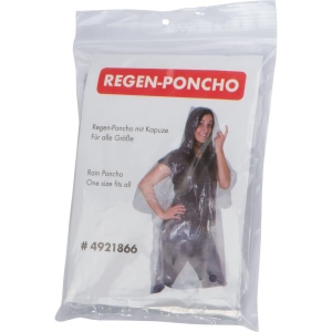 Poncho transparent blanc LOIS 3