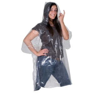 Poncho transparent blanc LOIS