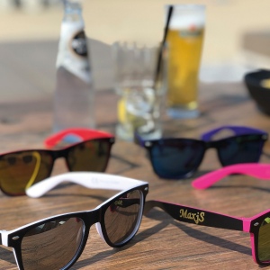 Lunettes de soleil bicolor et verres étamés ILONA 25