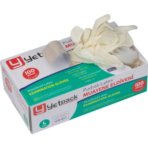 100 Gants jetables dans une boîte 12