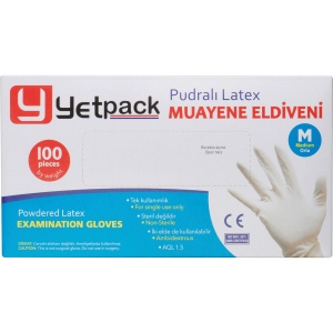 100 Gants jetables dans une boîte 15
