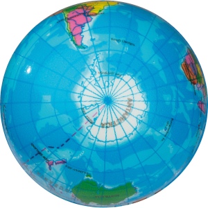 Balle anti-stress globe RAPHAEL 8