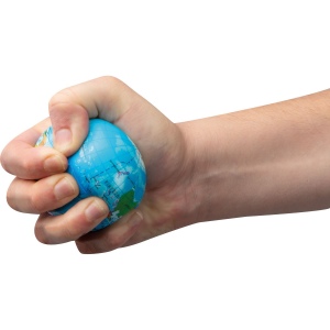 Balle anti-stress globe RAPHAEL 9