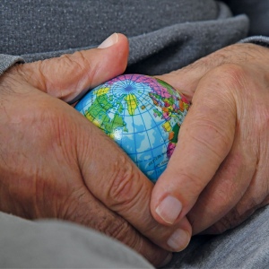 Balle anti-stress globe RAPHAEL 10