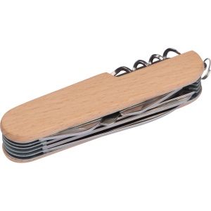 Couteau de poche avec revêtement en bois NAPOLEONE 3