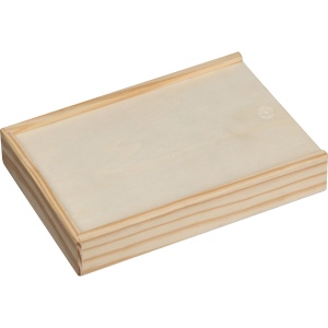 Cartes de jeu dans boîte en bois avec dé BRIAN 3
