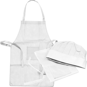 Set de cuisine pour enfants non tissé (tablier + casquette) GINEVRA