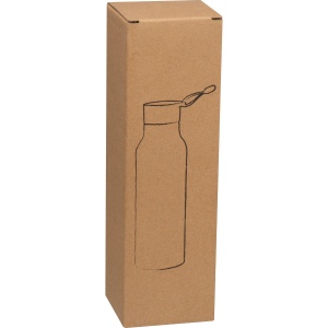 Bouteille en métal avec couvercle silicone 11