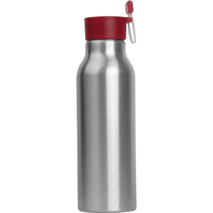 Bouteille en métal avec couvercle silicone 12
