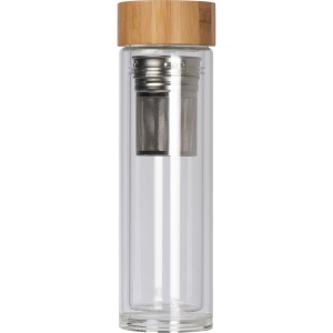 Bouteille avec couvercle en bambou (420 ml) HENDRIK 5