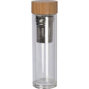 Bouteille avec couvercle en bambou (420 ml) HENDRIK