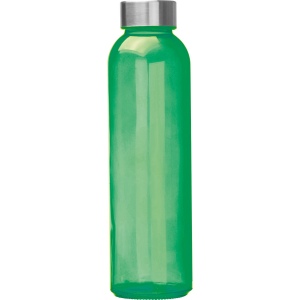 Bouteille transparente avec couvercle gris EUGEN 16