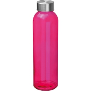 Bouteille transparente avec couvercle gris EUGEN 6
