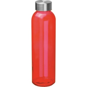 Bouteille transparente avec couvercle gris EUGEN 3