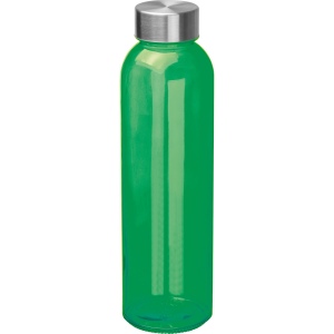 Bouteille transparente avec couvercle gris EUGEN 4