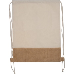 Gymbag avec fond en jute EWELINA 3
