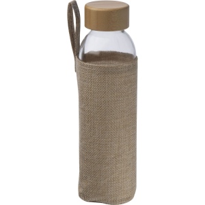 Bouteille avec housse en jute 500 ml CARLOTTA 2