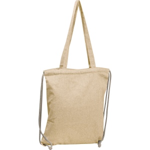 Sac en coton recyclé avec longues poignées VOLKER 5
