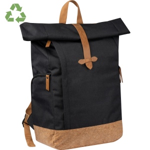 Sac à dos RPET avec base en liège DAGMAR