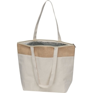 Sac isotherme en coton et jute CARMELA
