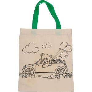 Sac en coton avec crayons OLIVE 3