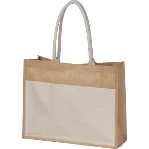 Sac à jute avec poche frontale ANA