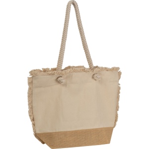 Sac de plage avec fond en jute et cordelette RICARDA 2