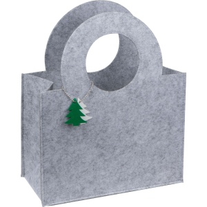 Sac en feutre avec pendantif en forme d'un sapin GENNARO
