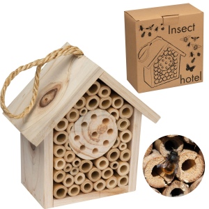 Hôtel pour insectes en bois LUDOVICA 2