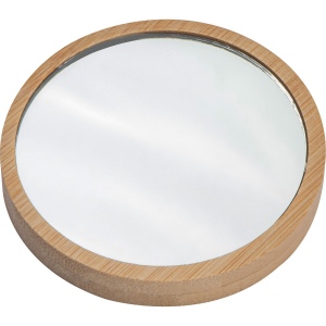 Miroir de maquillage en bambou LONGIN 2