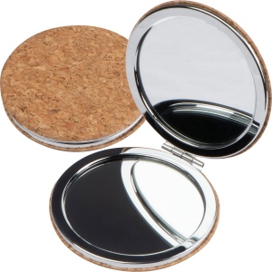 Miroir de poche en liège ORNELLA 2