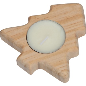 Porte-bougie à chauffe-plat en bois BALTASAR 3