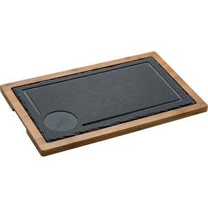 Plateau en bois/ardoise SERGIO 2