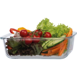 Lunchbox en verre avec couvercle en bambou KYLE 13