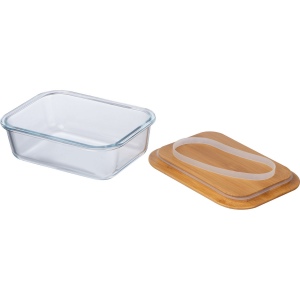 Lunchbox en verre avec couvercle en bambou KYLE 6