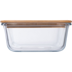 Lunchbox en verre avec couvercle en bambou KYLE 11