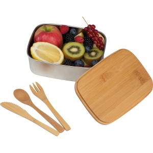 Lunchbox avec couvercle en bambou JULIANA 4