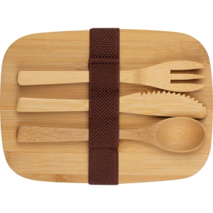 Lunchbox avec couvercle en bambou JULIANA 6