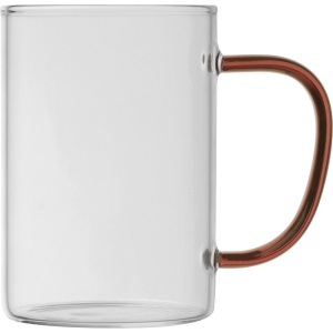 Tasse en verre avec poignée colorée EDDA 16
