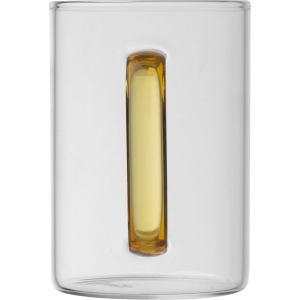 Tasse en verre avec poignée colorée EDDA 22