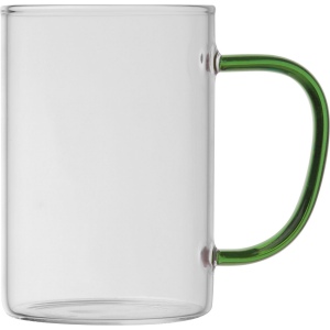 Tasse en verre avec poignée colorée EDDA 24