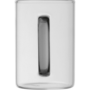 Tasse en verre avec poignée colorée EDDA 10