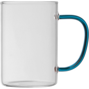 Tasse en verre avec poignée colorée EDDA 12