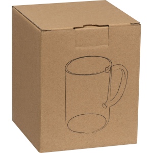 Tasse en verre avec poignée colorée EDDA 15
