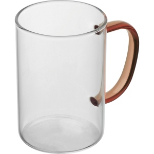 Tasse en verre avec poignée colorée EDDA 4
